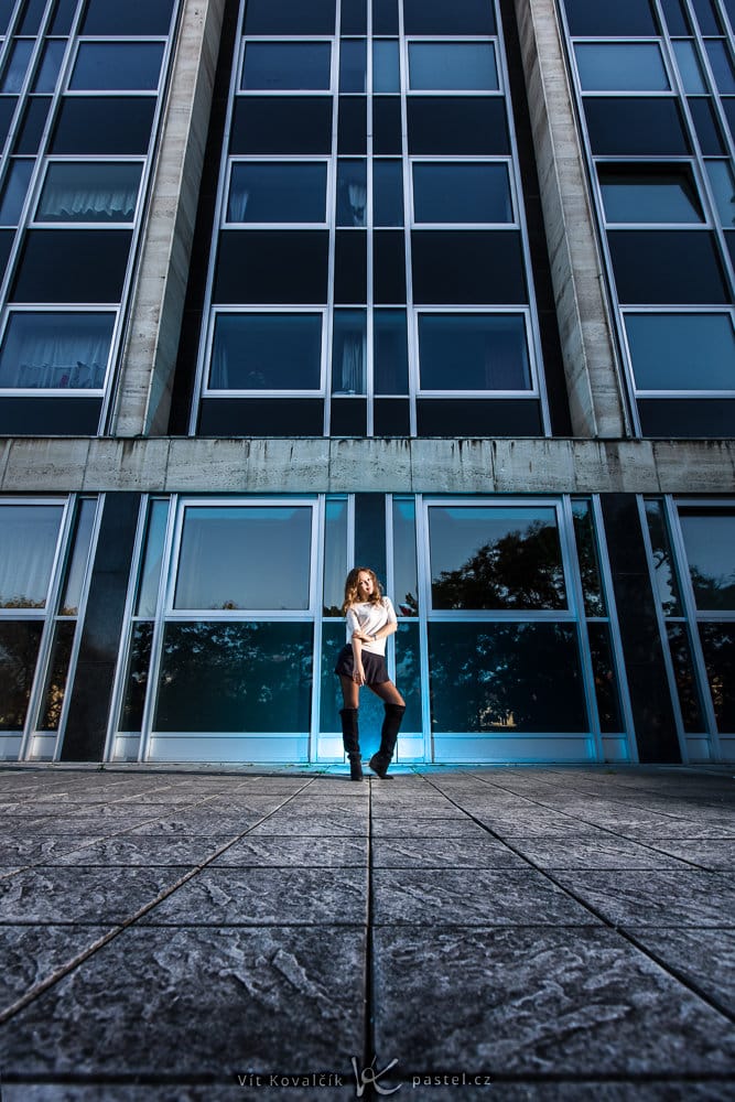 Photographing Models in Different Environments II - modern architecture