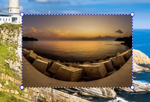 How Do You Create a Photo Collage - layer marks transformation