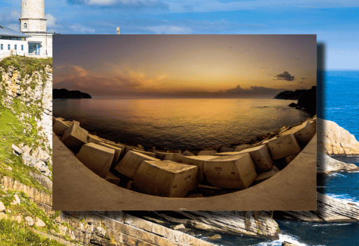 How Do You Create a Photo Collage - layer with shadow