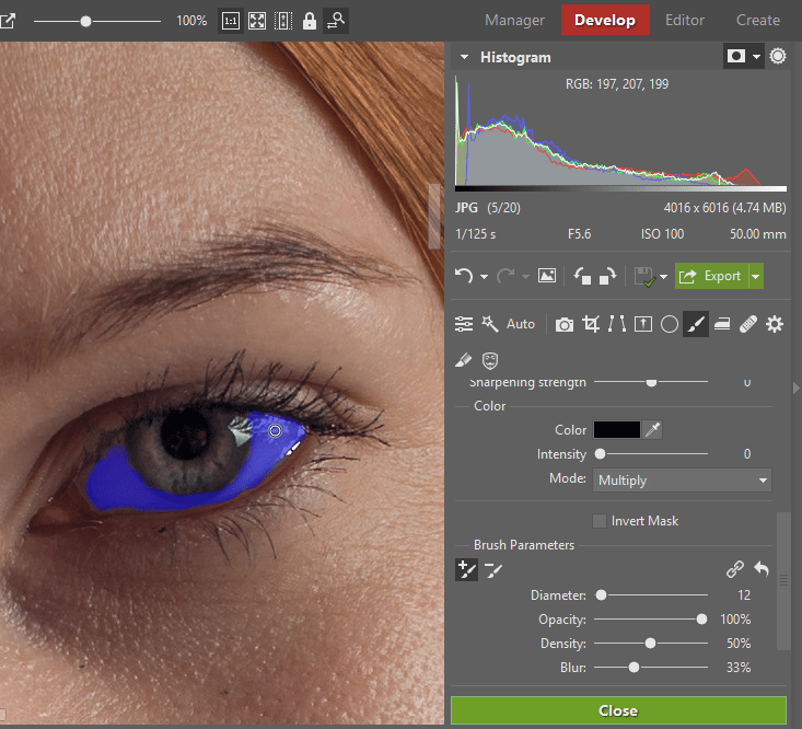 Portrait Retouching - whites