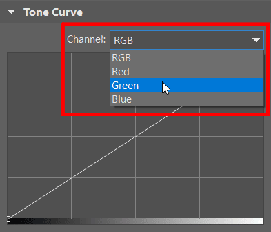 How Do You Fix Unhealthy Skin Tone - choosing colour on tone curve
