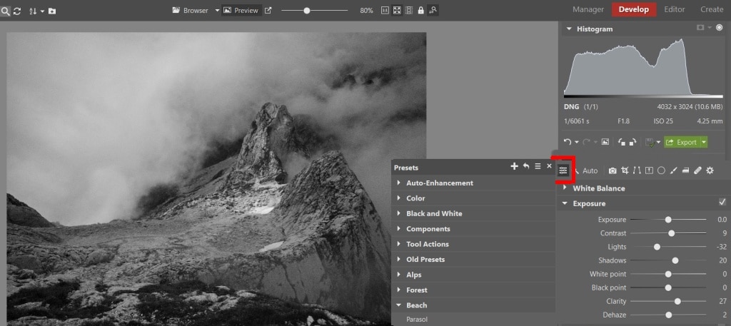 Guides for Editing Your Vacation Photos - Preset
