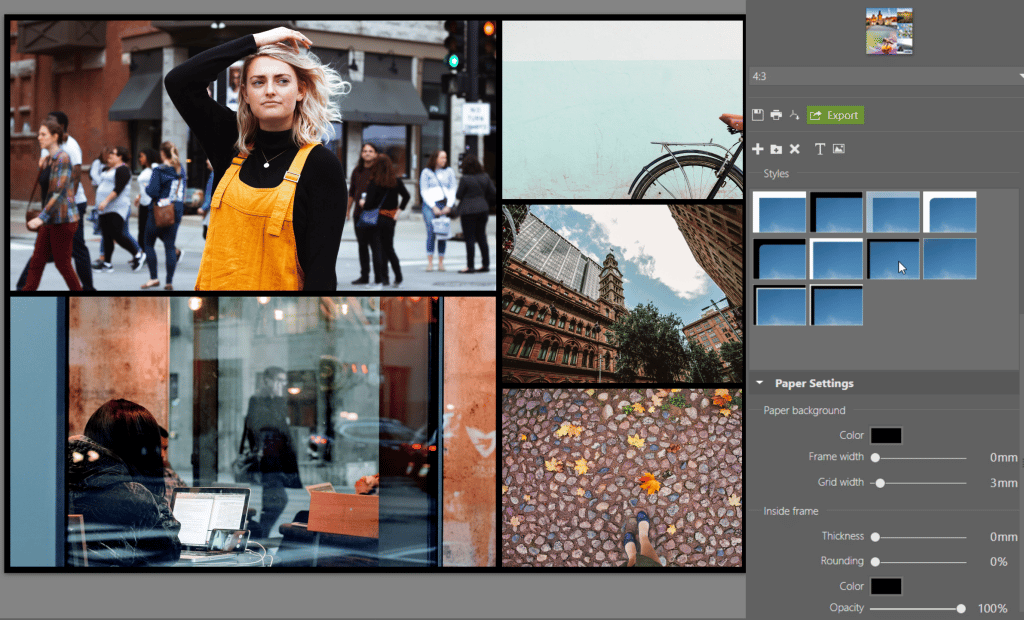 Use the New Features in the ZPS Collage Tool - styles