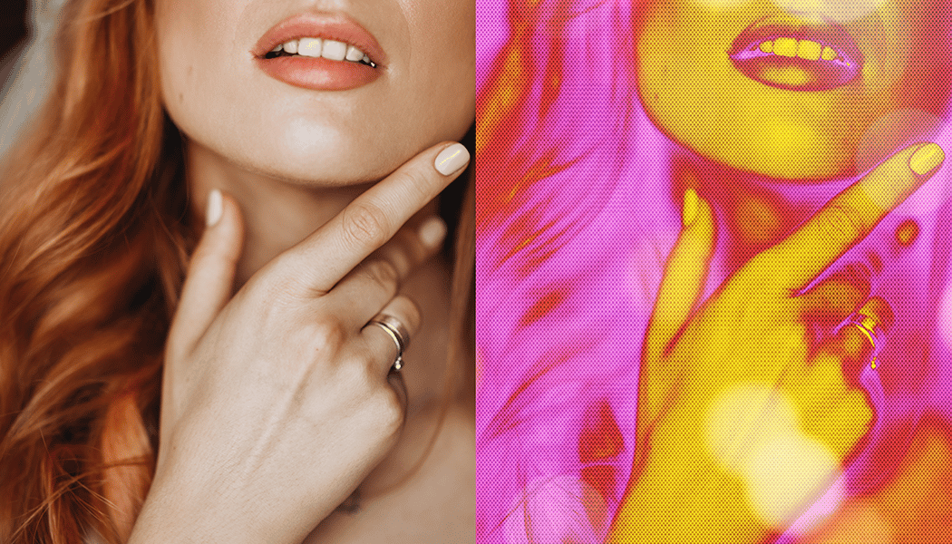 Create Your Own Pop Art Photo - comparison