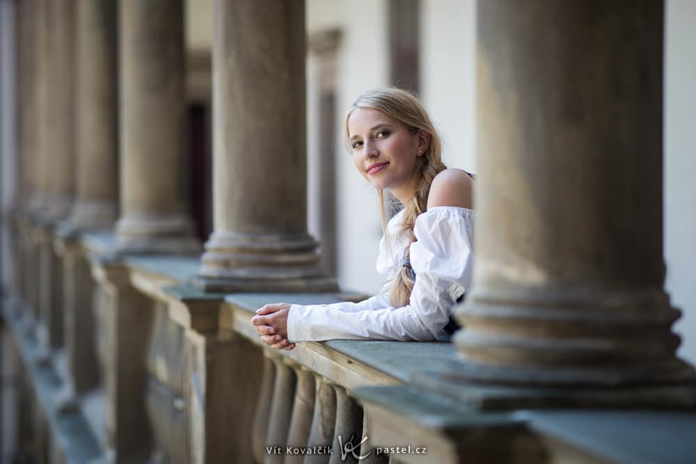 Foundations of Portrait Composition Part II - woman in white dress