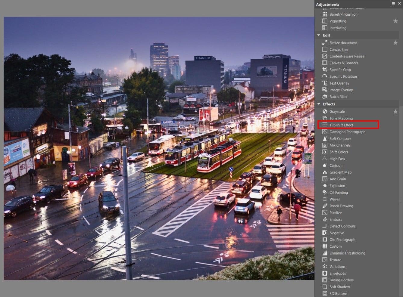 Make It Miniature With the Tilt-shift Effect