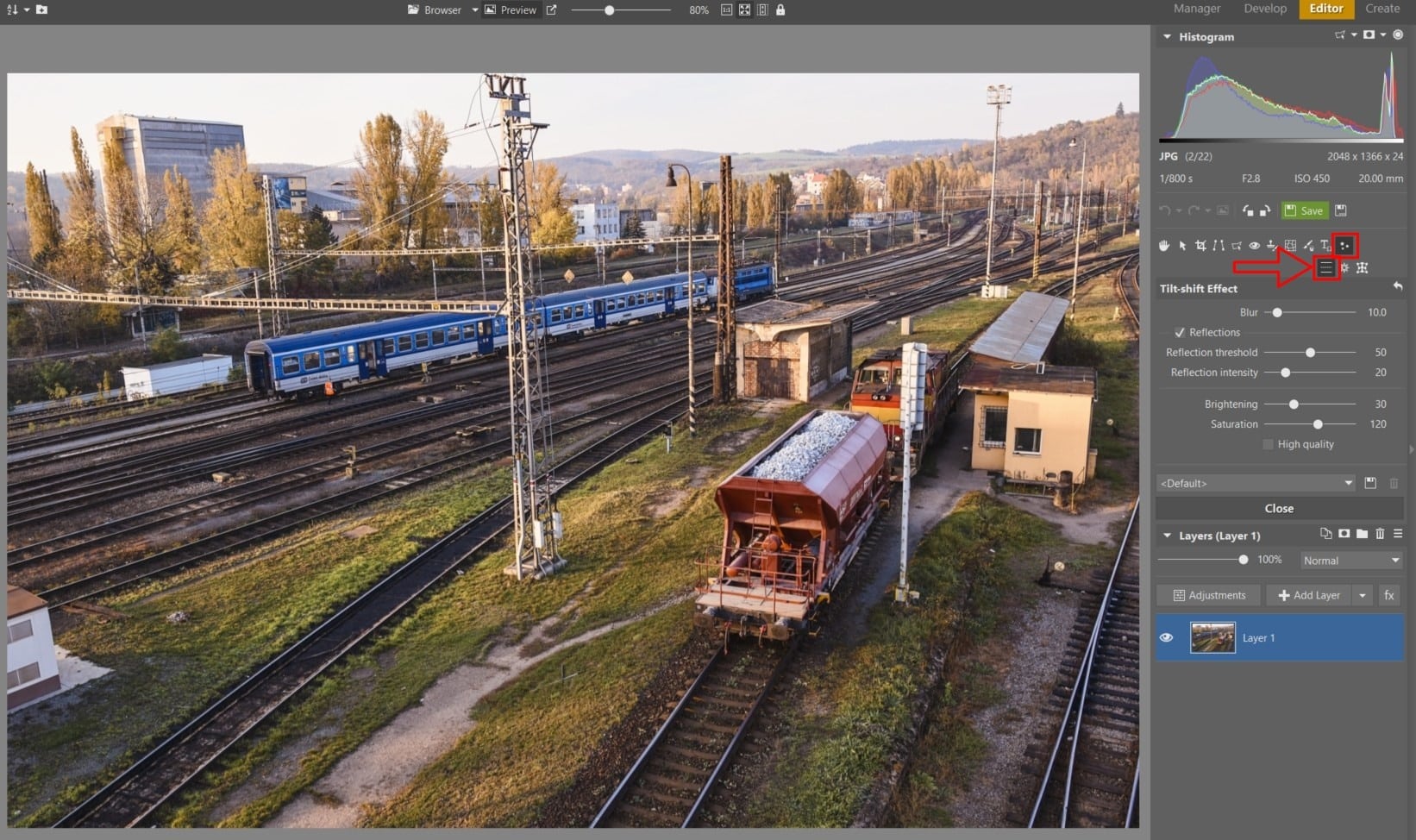 Make It Miniature With the Tilt-shift Effect