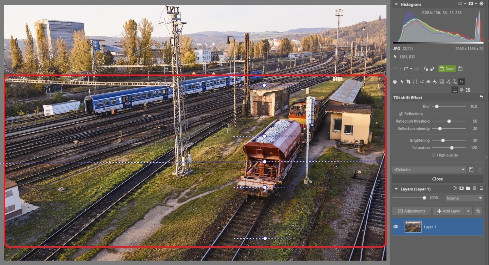 Make It Miniature With the Tilt-shift Effect