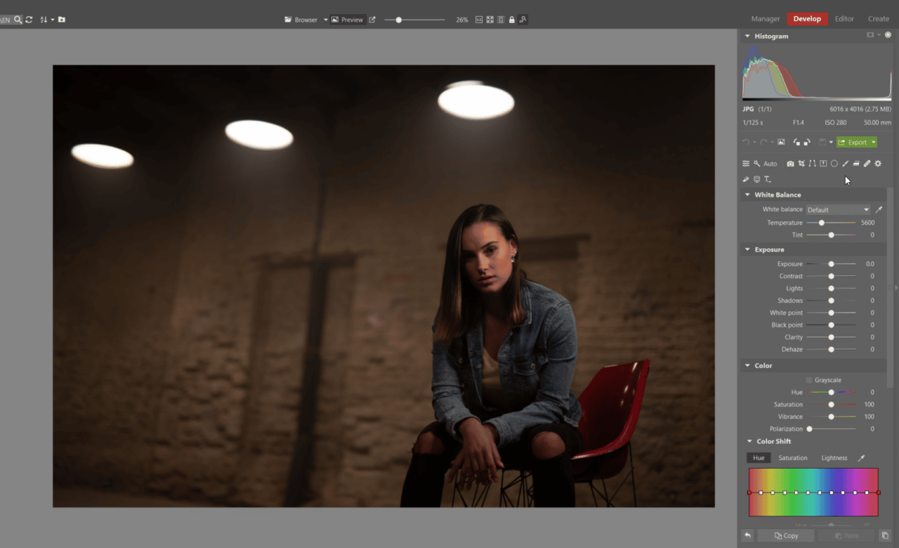 how to edit portraits with zoner photo studio x