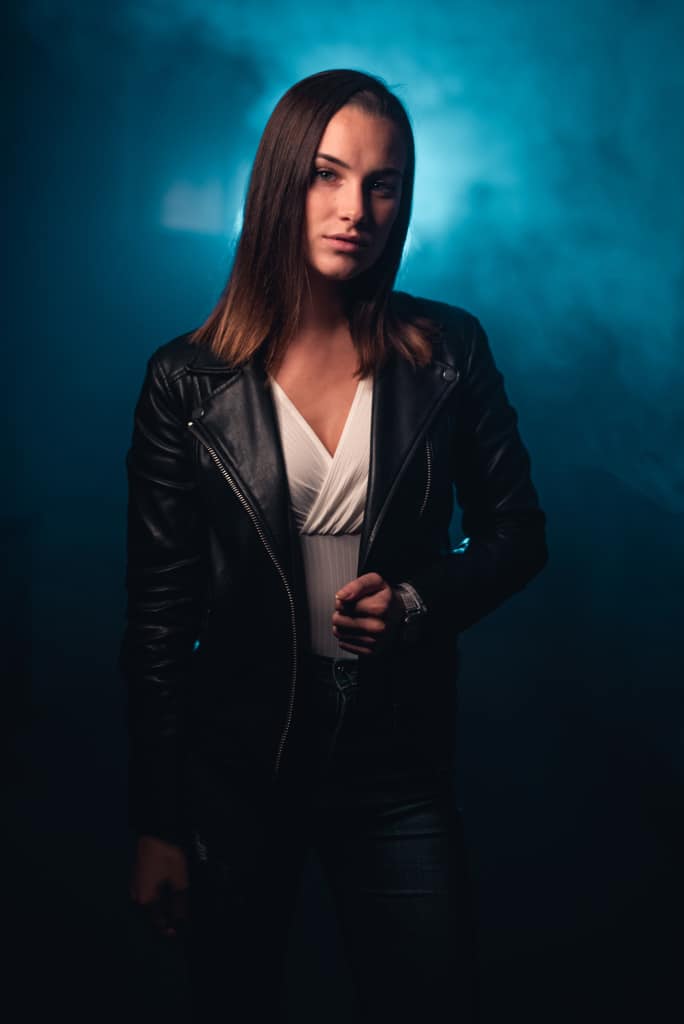 Portraits With an LED Ring Light - fog