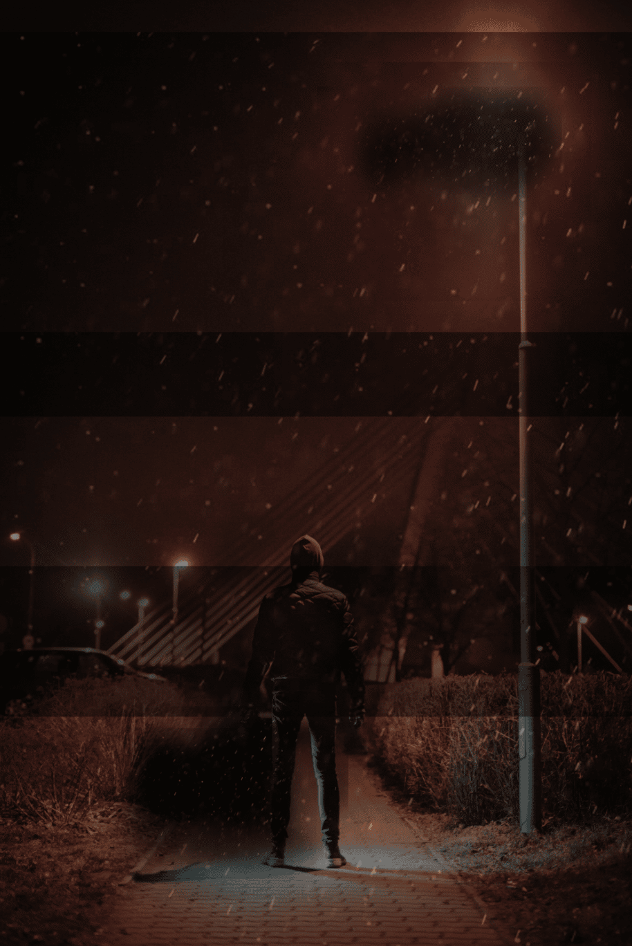 How to Add Snow to Your Photos: It’s Easy With Layers - various layer placement