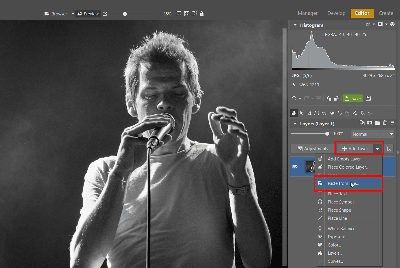 Two Ways to Add Grain to Your Black and White Photos