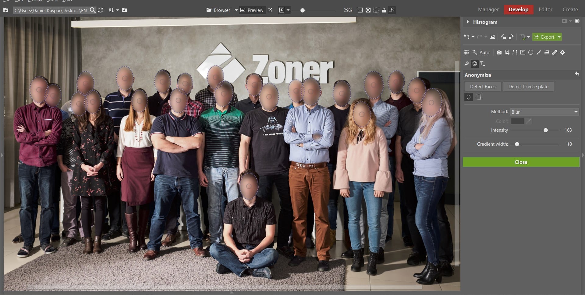 How to Hide Faces and License Plates: Learn to Use Anonymization