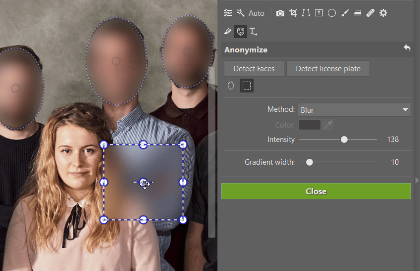How to Hide Faces and License Plates: Learn to Use Anonymization