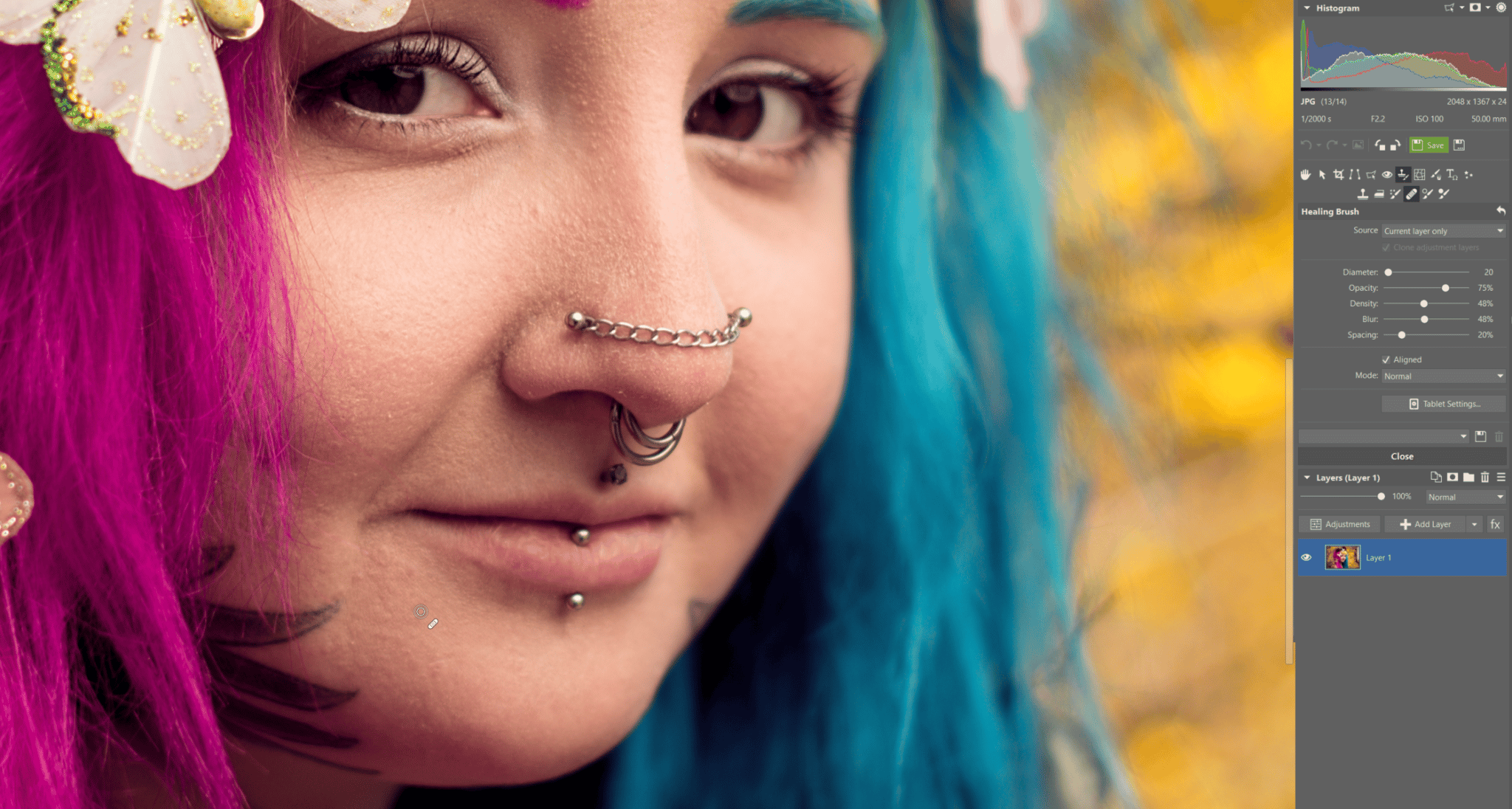Editing Springtime Portraits II: Doing Advanced Retouching in the Editor
