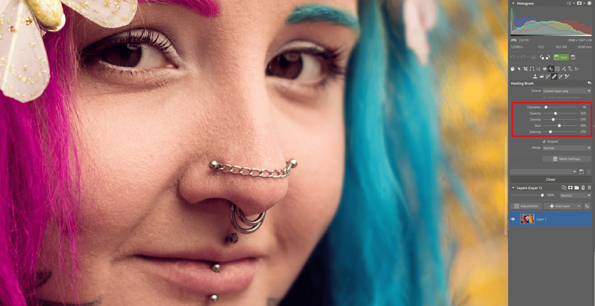 Editing Springtime Portraits II: Doing Advanced Retouching in the Editor