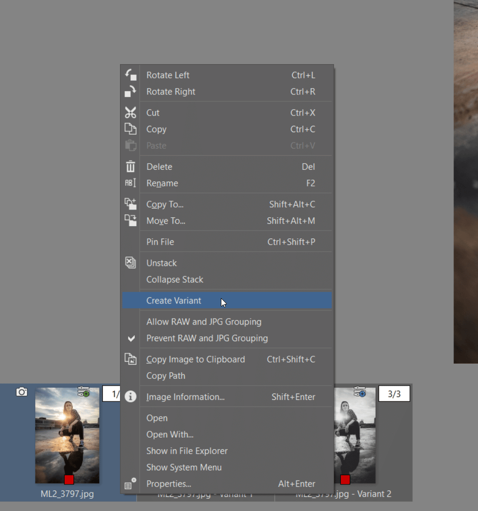 Variants: Create Multiple Versions of a Photo’s Edits