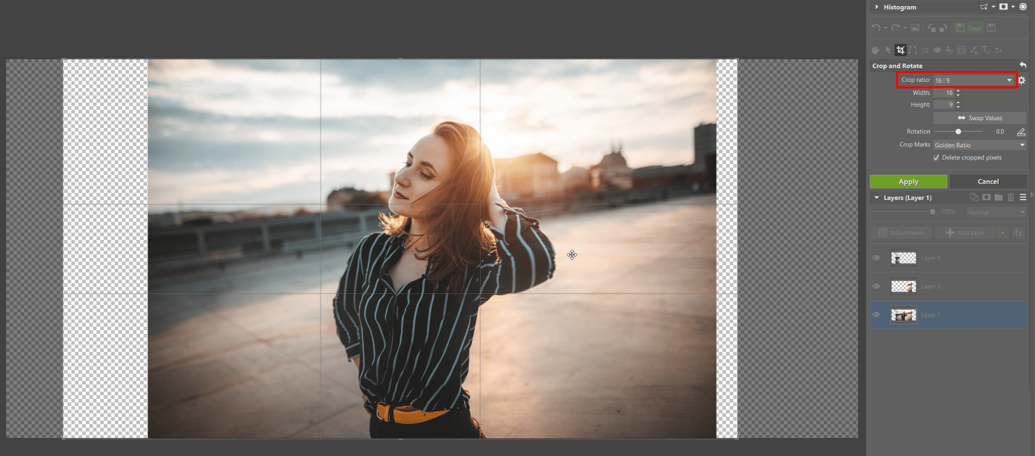 Stretch Your Photos to a Wide-angle Format. You Can Do It in the Editor With No Cropping or Losses.