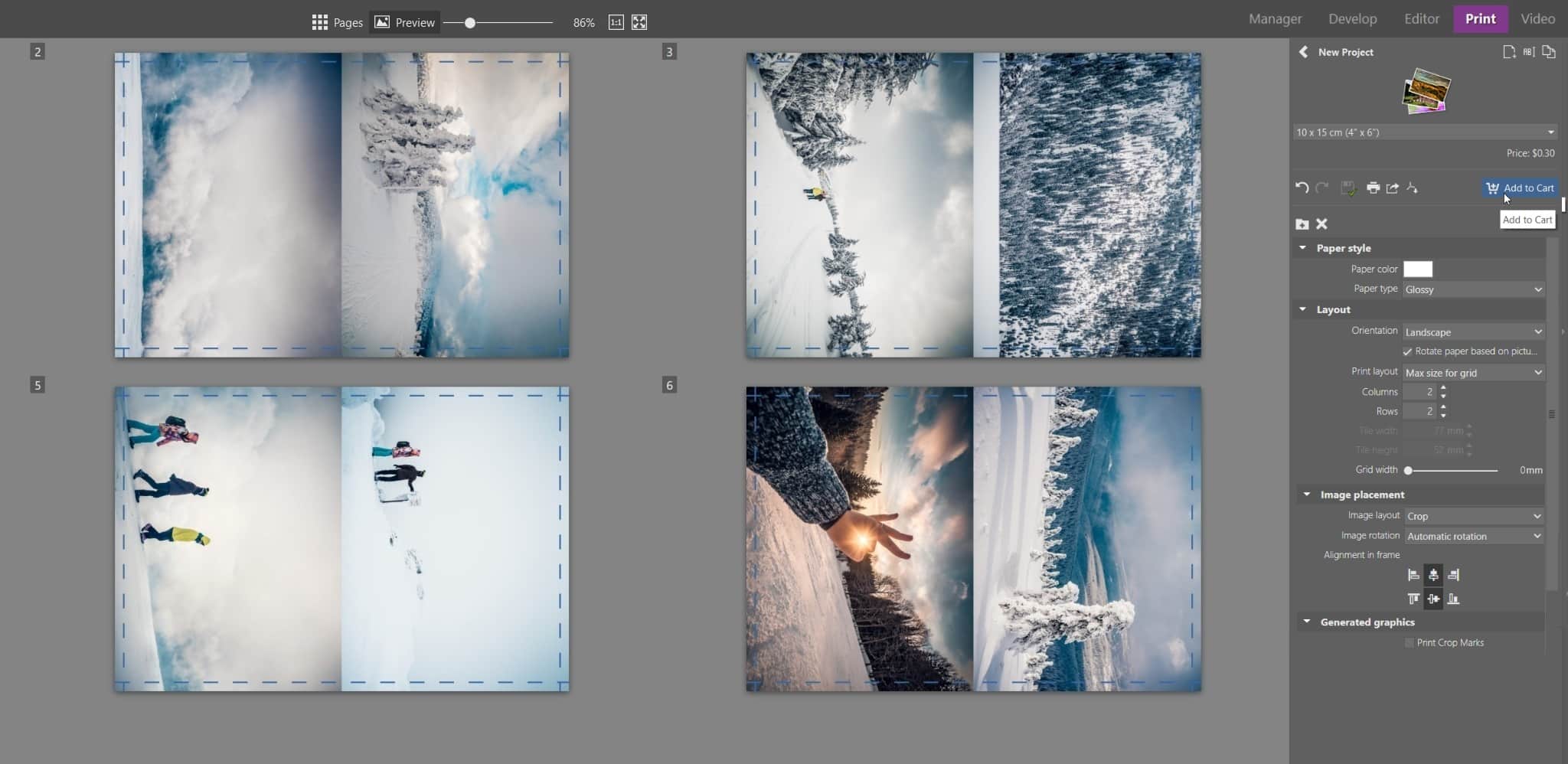 How to Print Multiple Photos on One Page