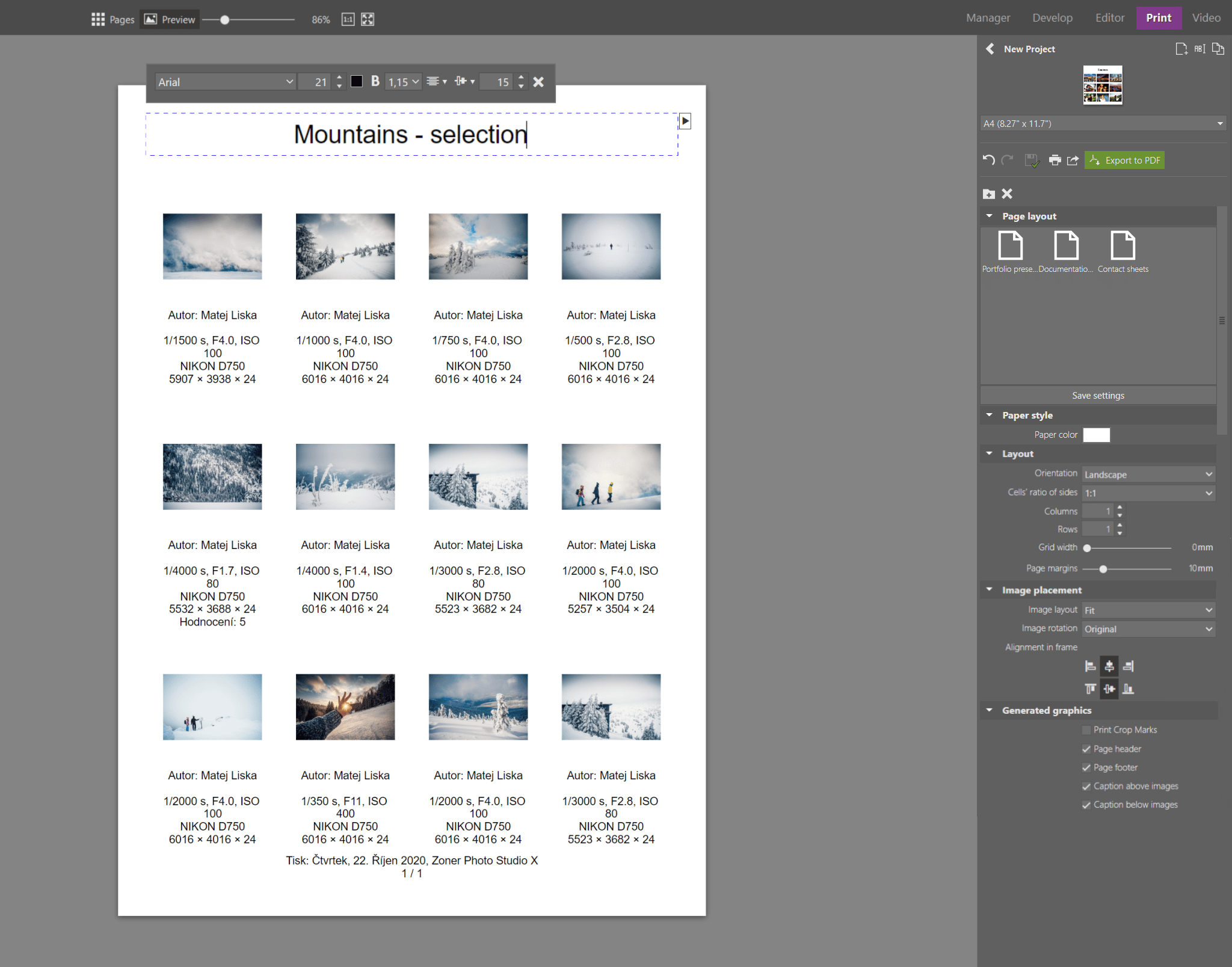 How to Print Multiple Photos on One Page