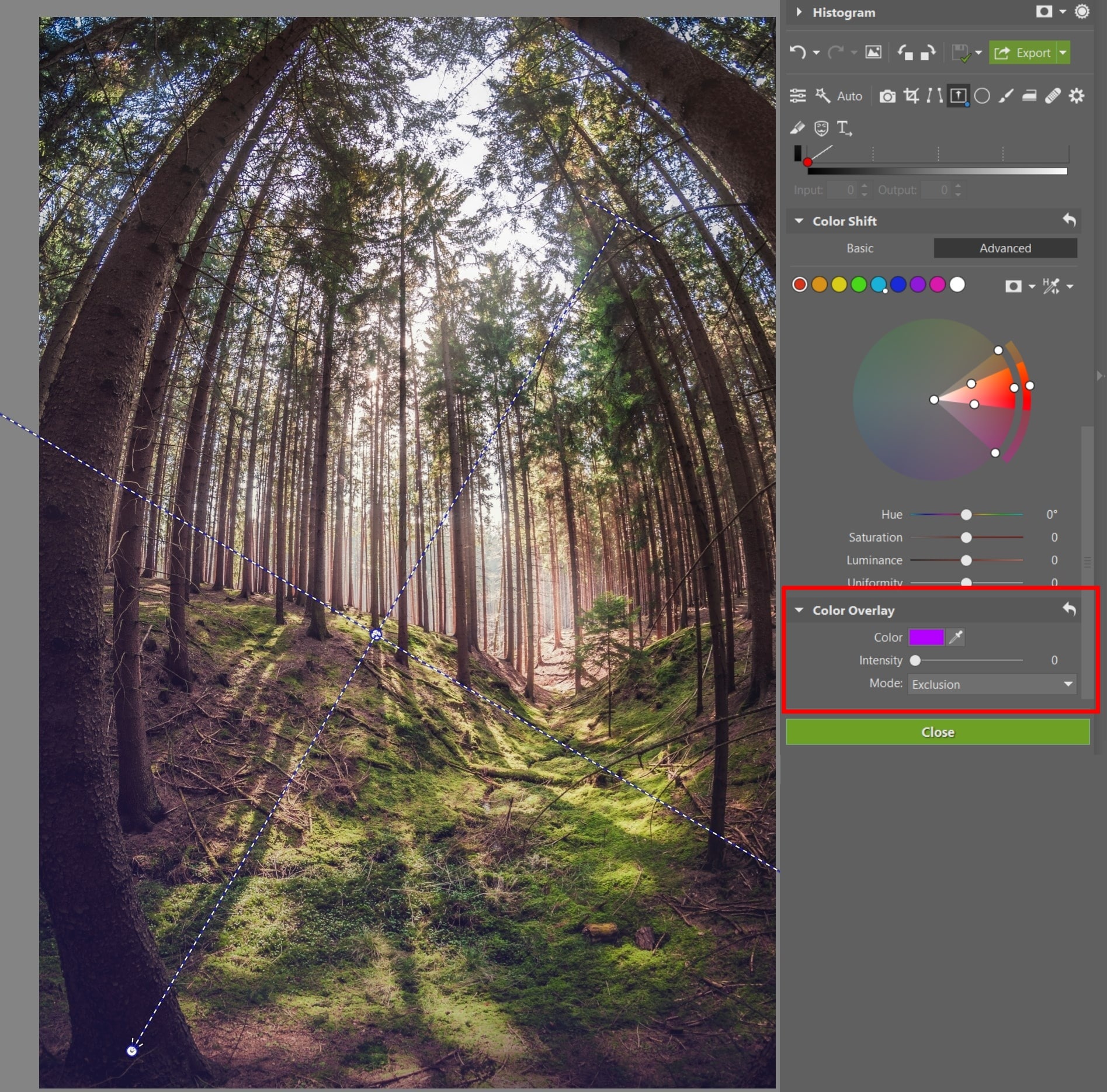 How to use the Gradient Filter when editing your photographs
