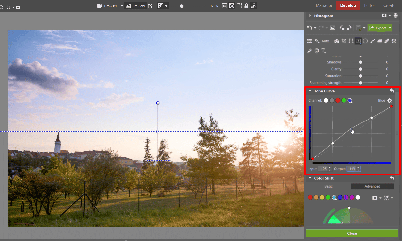 How to use the Gradient Filter when editing your photographs