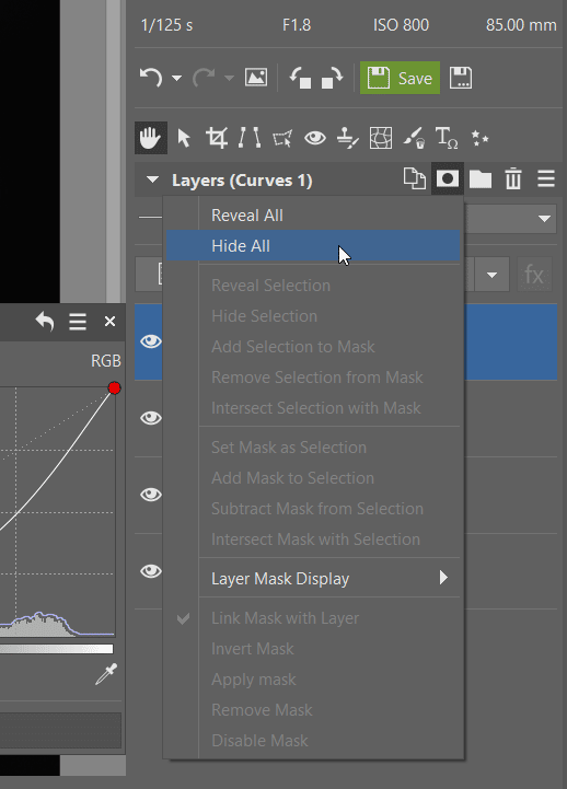How to remove glare from eyeglasses and other glass objects. Use the Editor Module, masks, and layers.