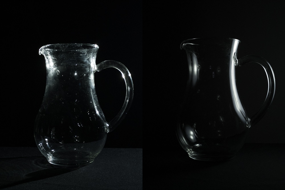 Glass photography at home