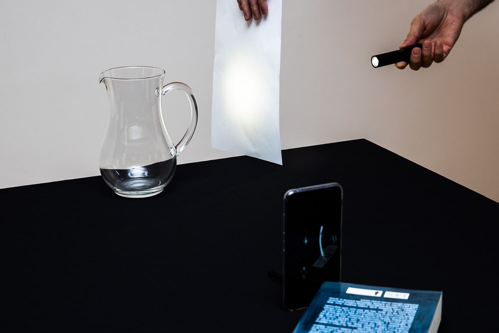 Glass photography at home