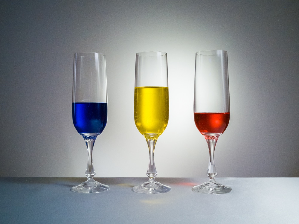 Glass photography at home