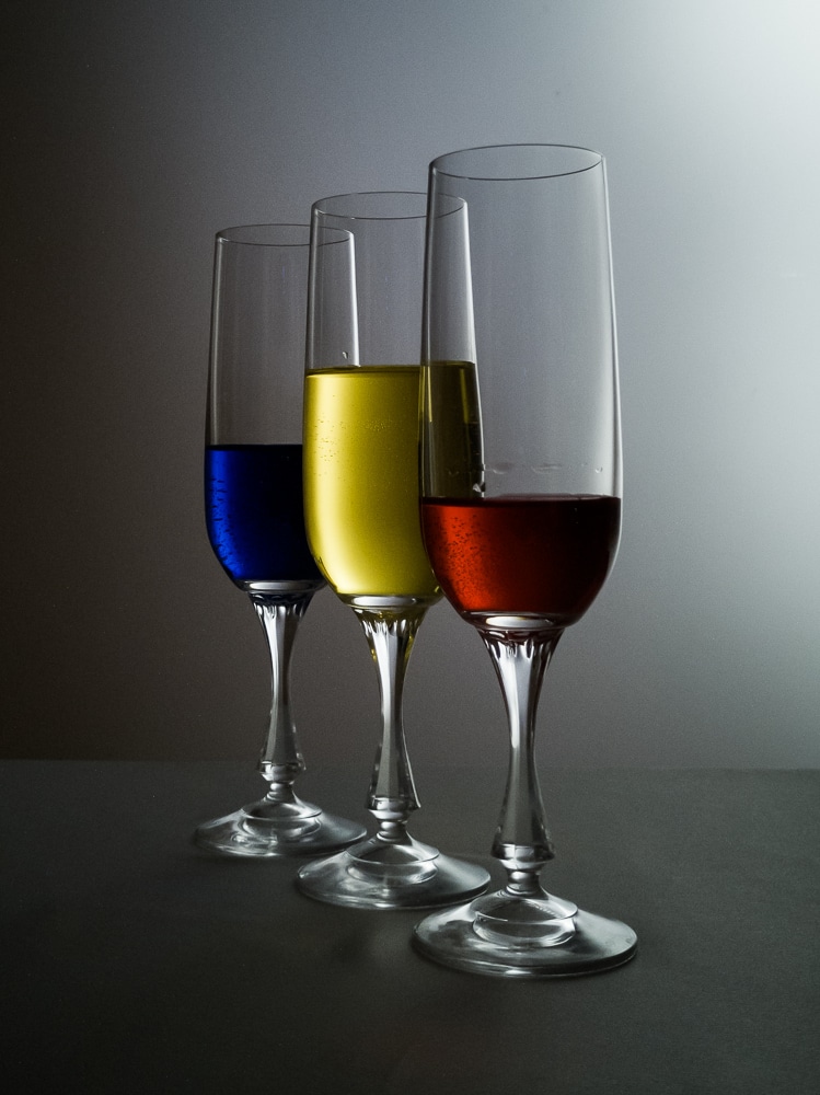 Glass photography at home