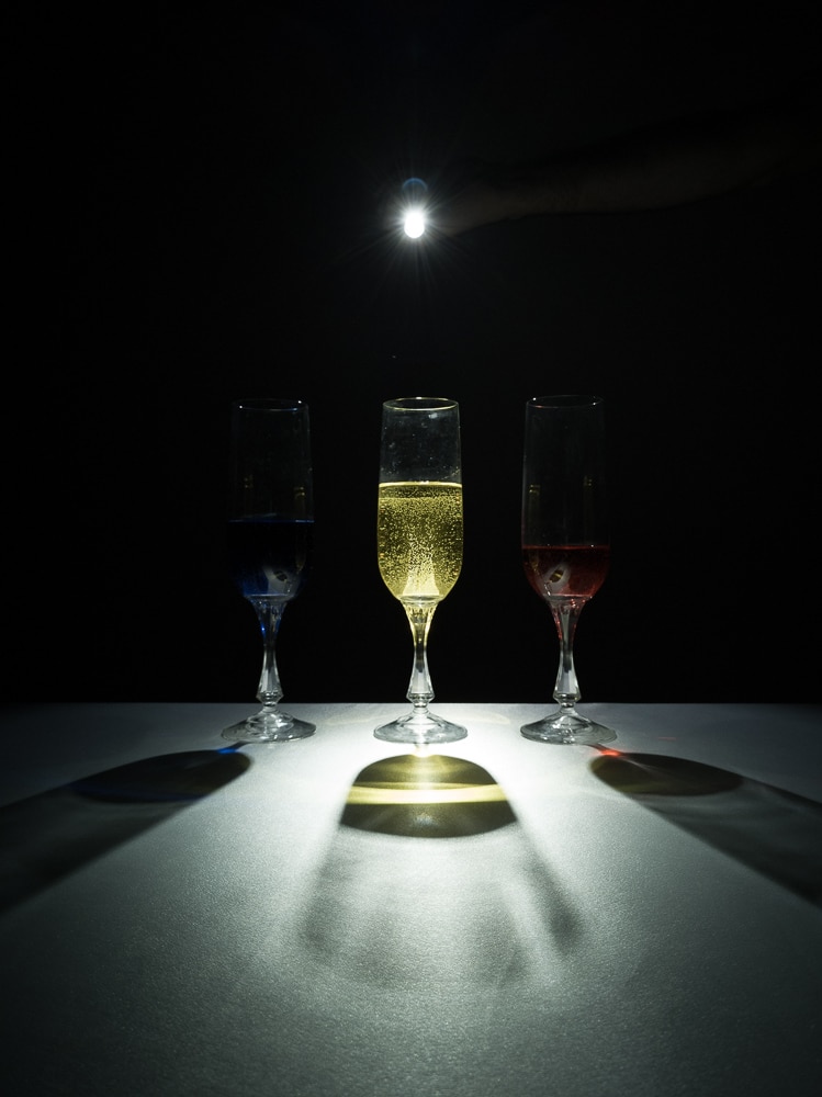 Glass photography at home