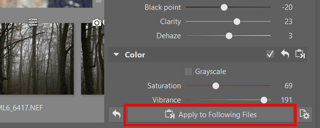 Save time editing your photos by copying edits