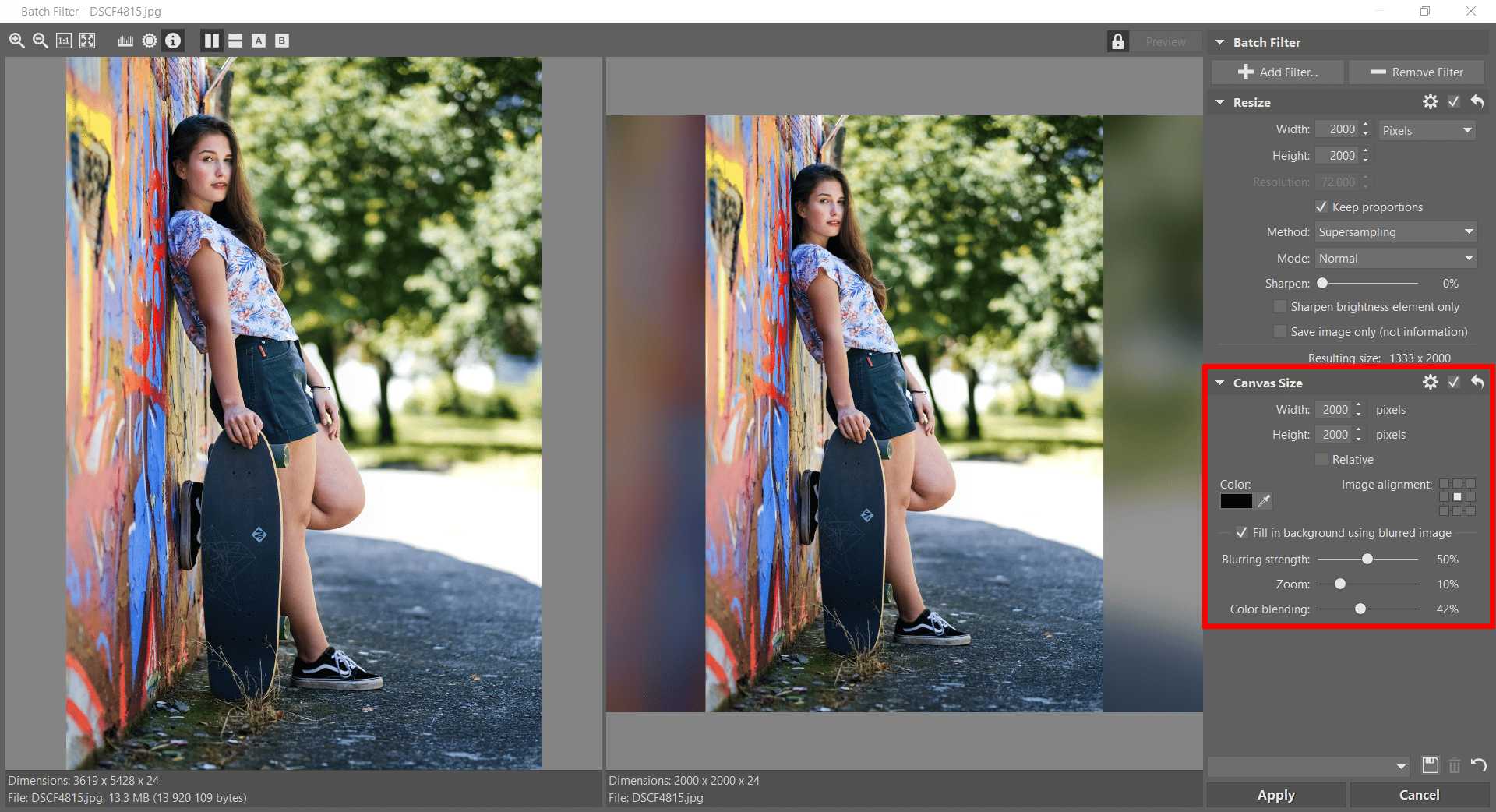 Editing Photos for Instagram: add borders and avoid cropping