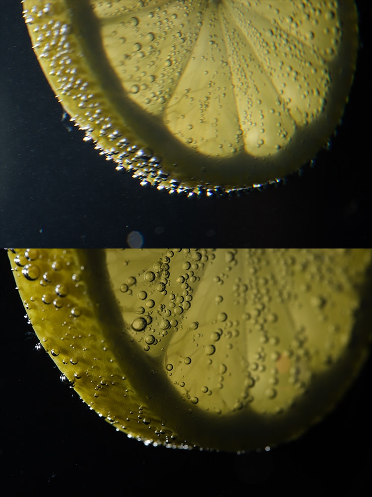 Sparkling Water Still Life Photography