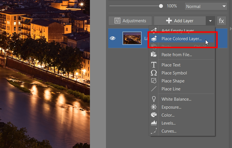 Add Transparent Text to your Photograph -Use the Editor Module and Layers