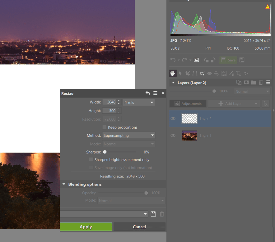 Add Transparent Text to your Photograph -Use the Editor Module and Layers