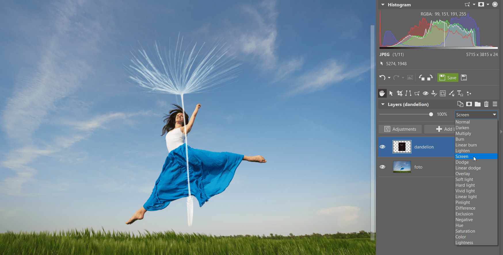 A Cheerful Spring Photo Montage – Practice Working with Layers