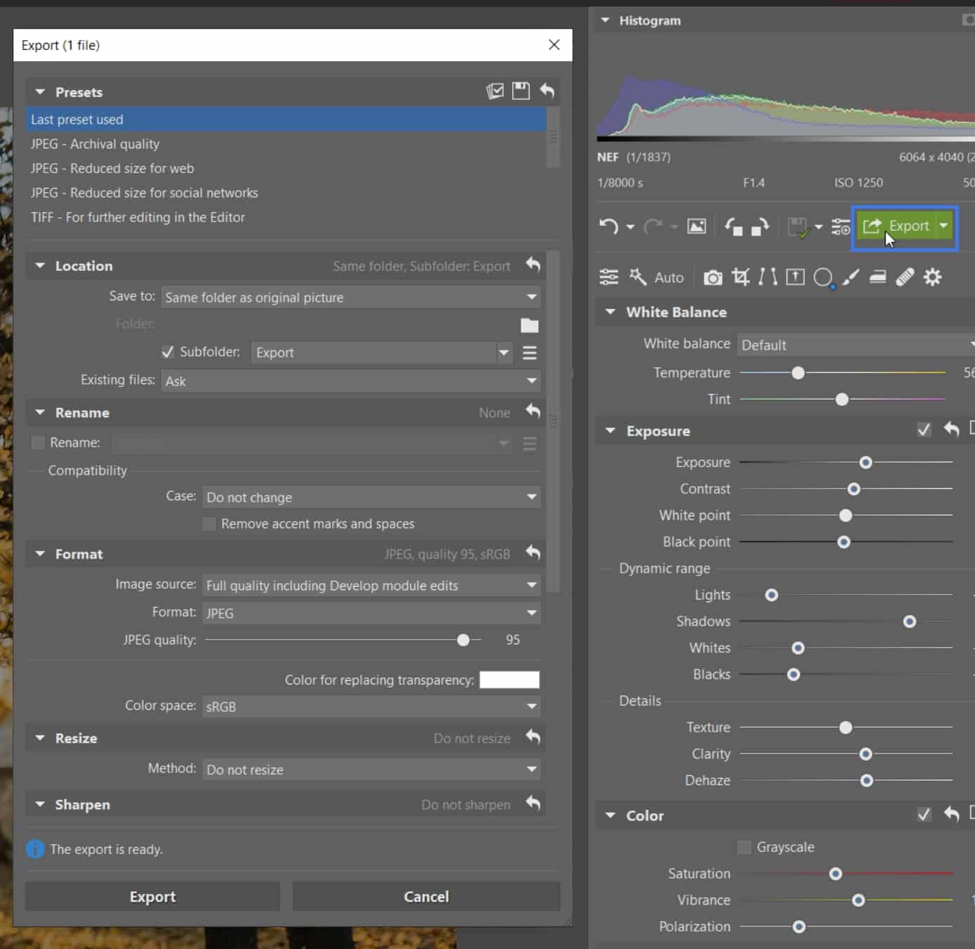 Processing RAW Images
