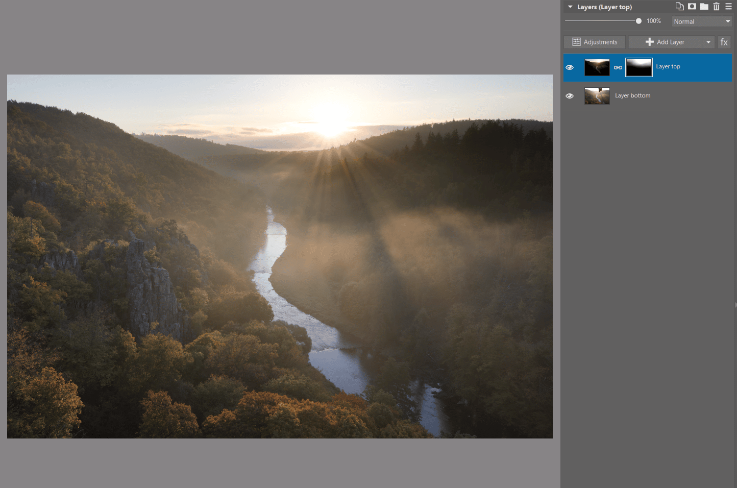 Image Stacking for Landscape Photos