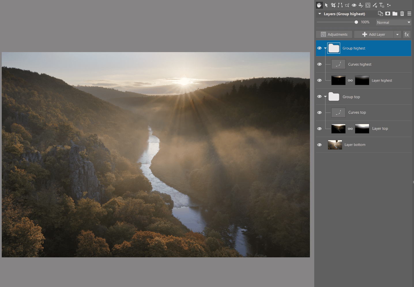 Image Stacking for Landscape Photos