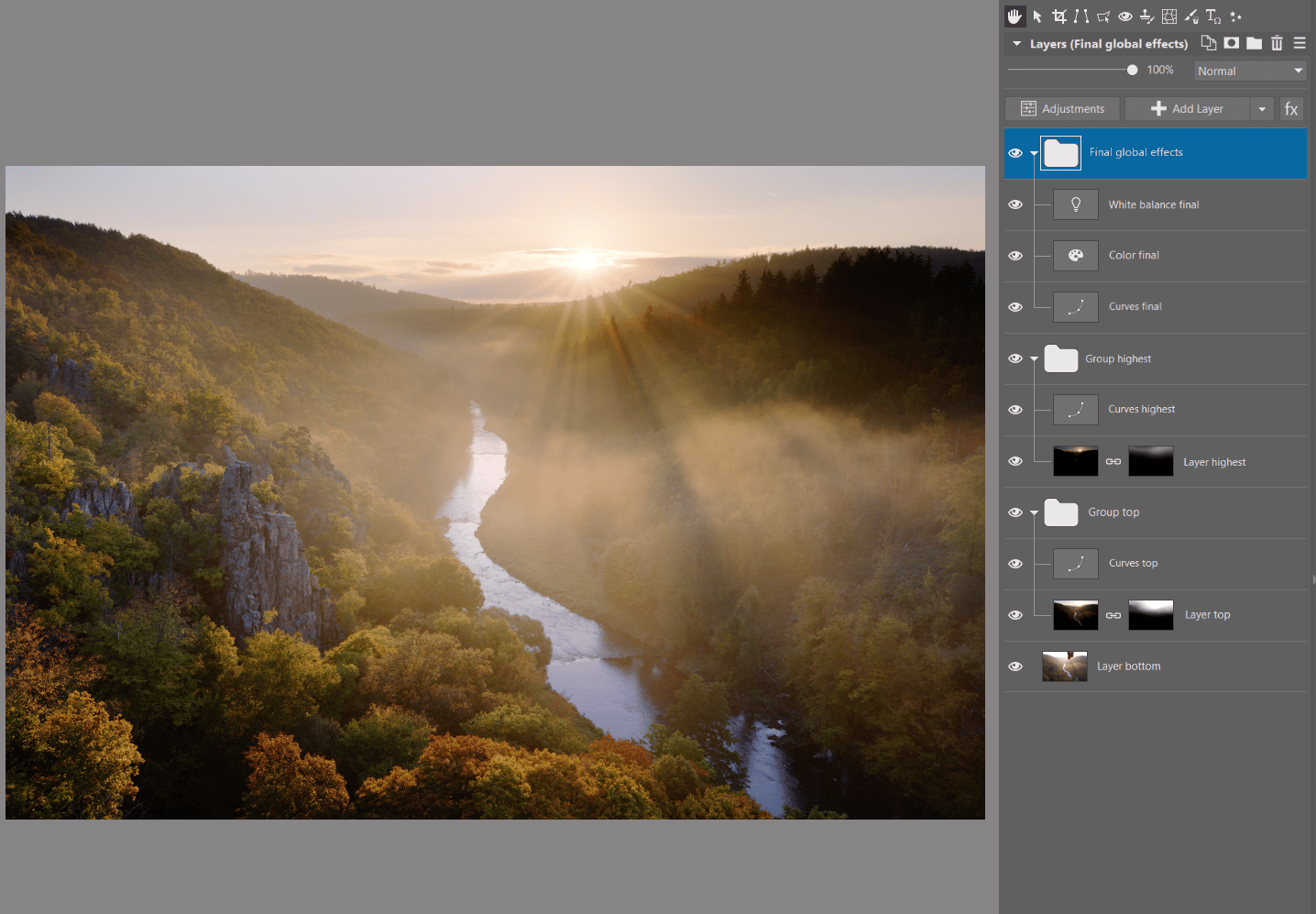 Image Stacking for Landscape Photos