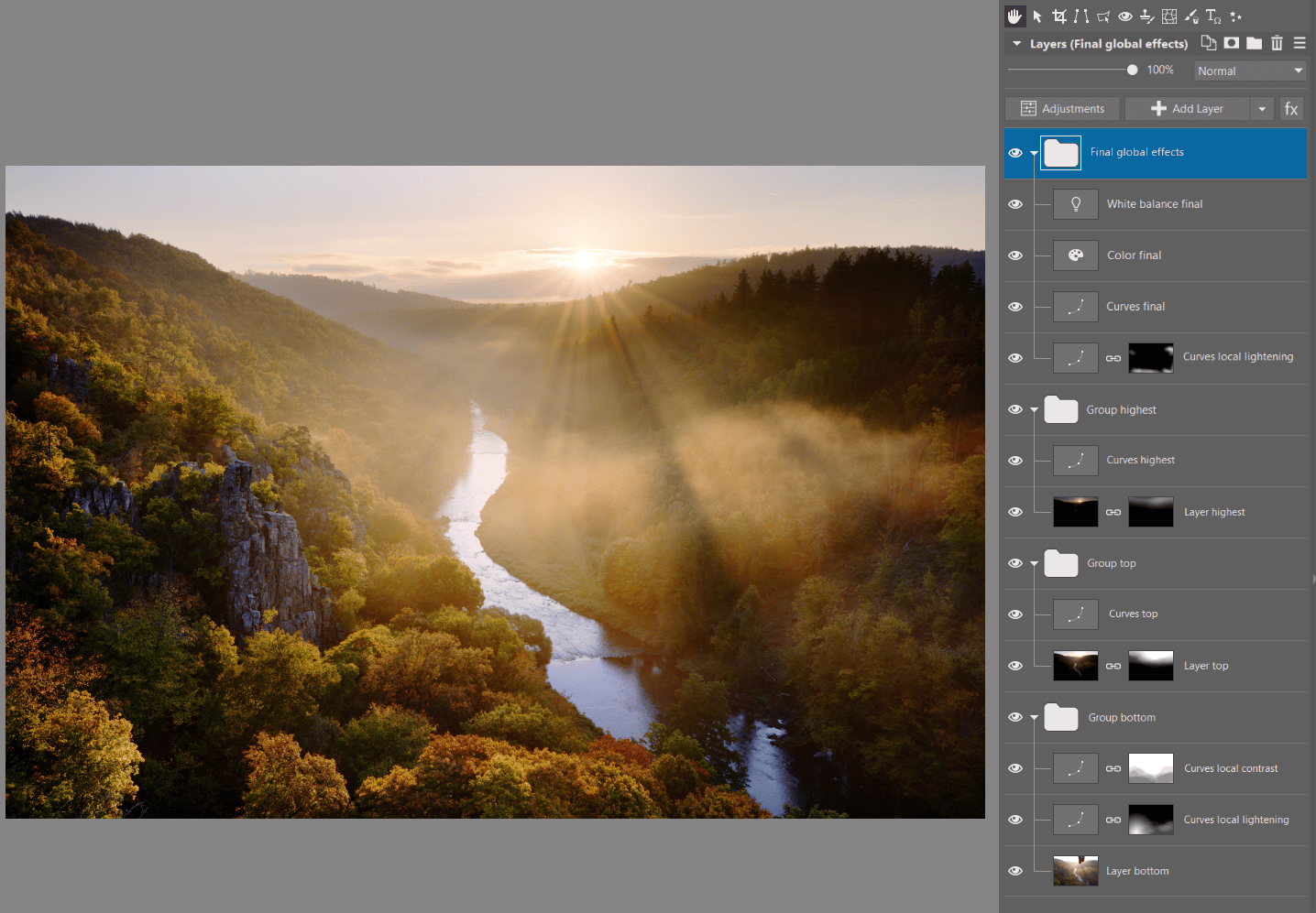 Image Stacking for Landscape Photos