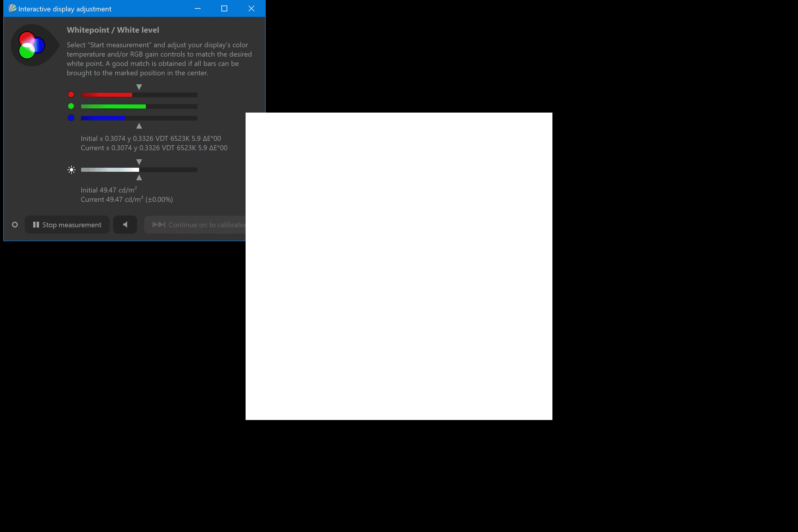 Monitor Calibration Using Hardware