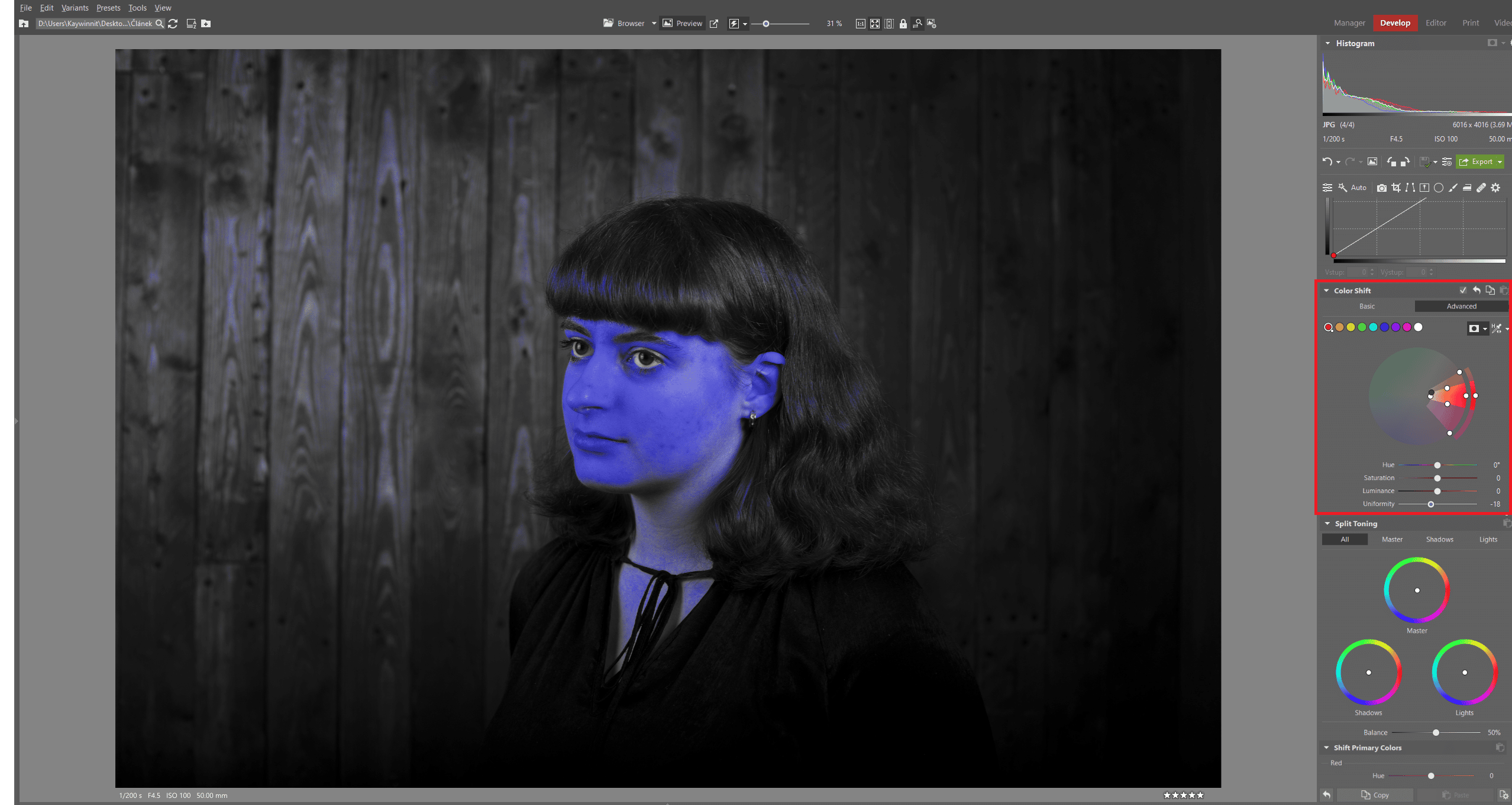 Retouching Problematic Skin