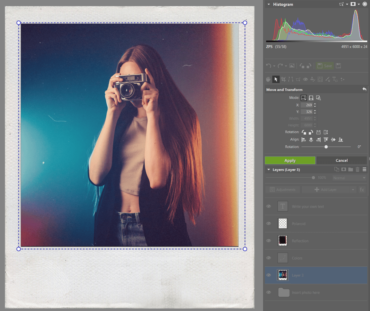 Polaroid-Style Photos