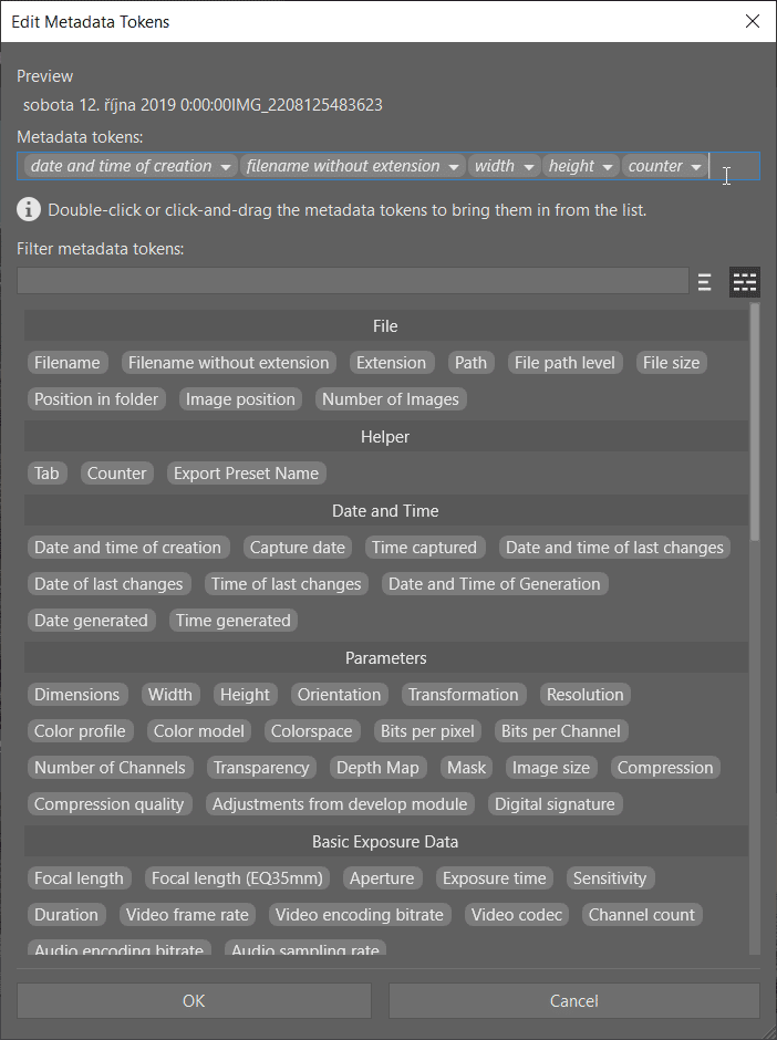 Metadata Tokens
