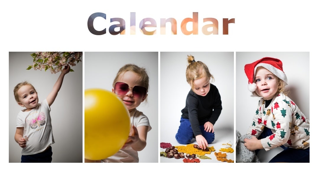 How to Make a Photo Calendar with Children