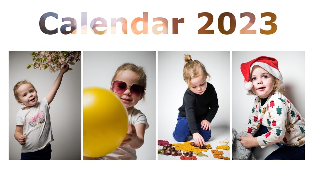 How to Make a Photo Calendar with Children