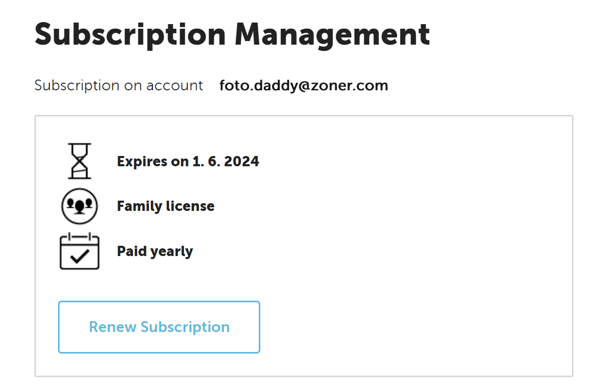 Zoner Studio Family License